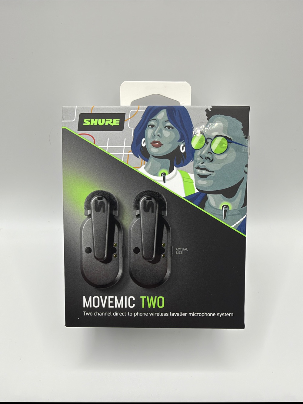 Shure Movemic Two Wireless Lavalier Microphone System - Black